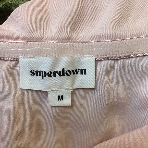 Superdown Sybil Off The Shoulder Mini Dress Blush - Picture 8 of 12